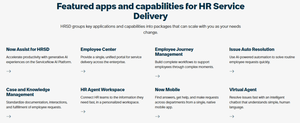 HRSD module main resources
